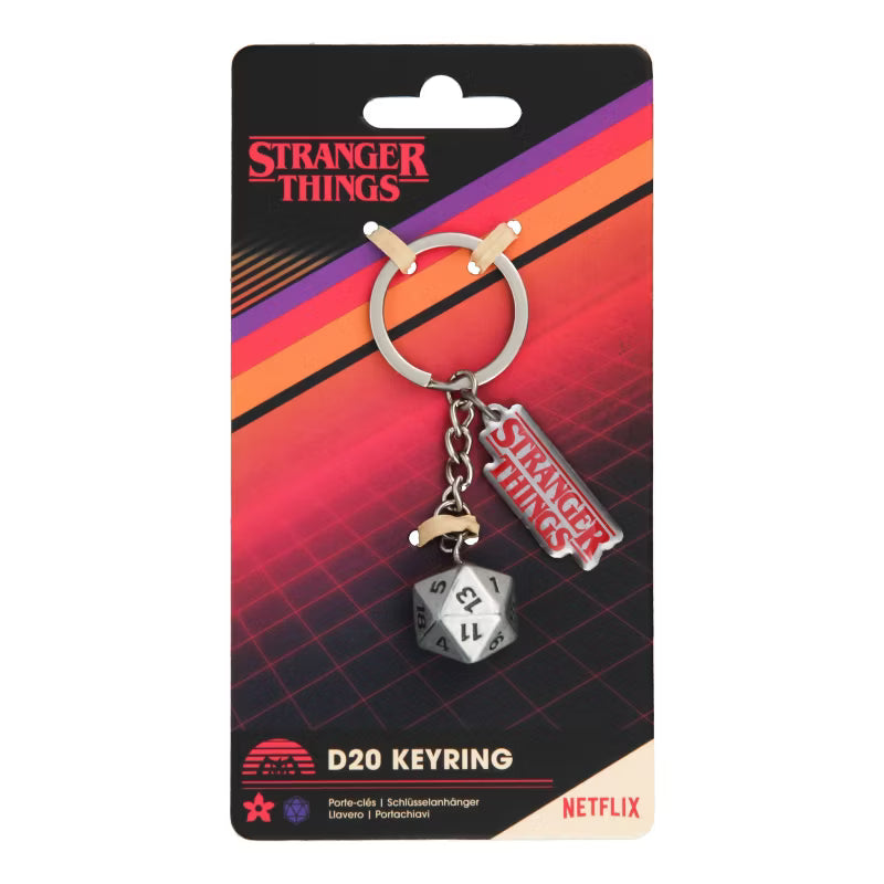Stranger Things 5 D20 Keyring