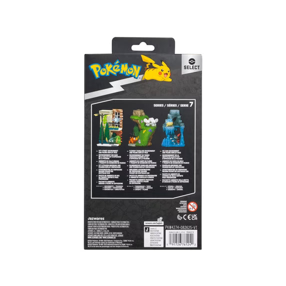 Pokemon Select 6''Ice Cave with Spheal and Sneasel Environment Figure Pack