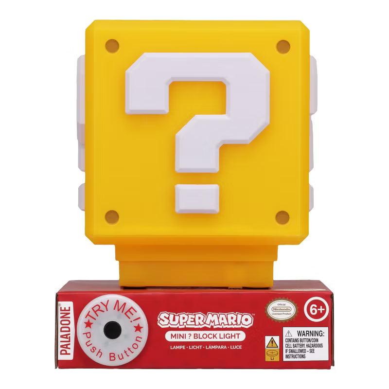 Nintendo Super Mario LED Lamp Mini Question Block