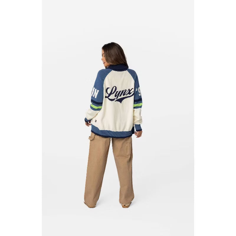 WNBA Minnesota Lynx Raglan Zip-Up Cardigan - L