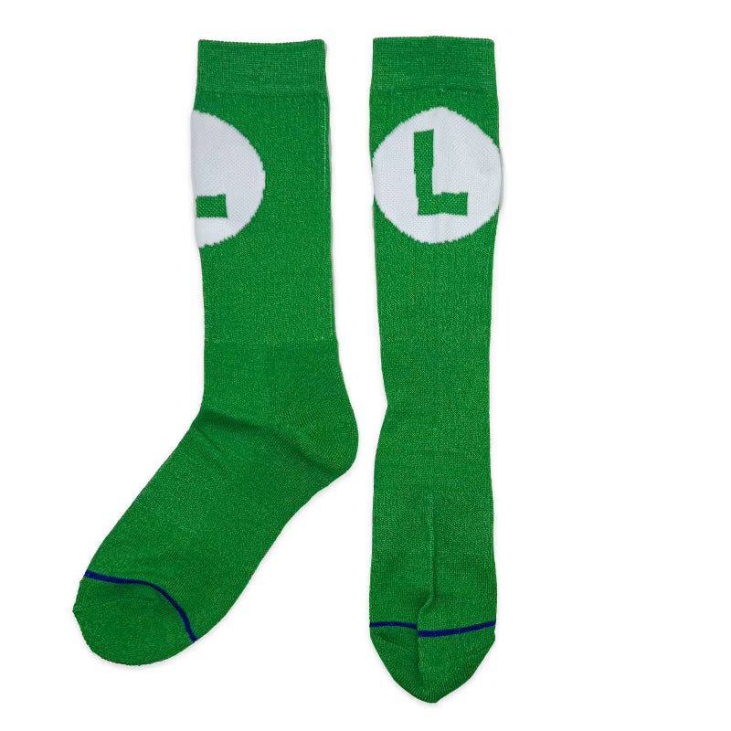 Nintendo Mario & Luigi 2pk Athletic Socks