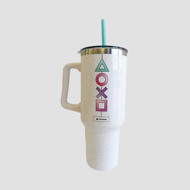 PlayStation Classic Icons 40 oz. Tumbler - White