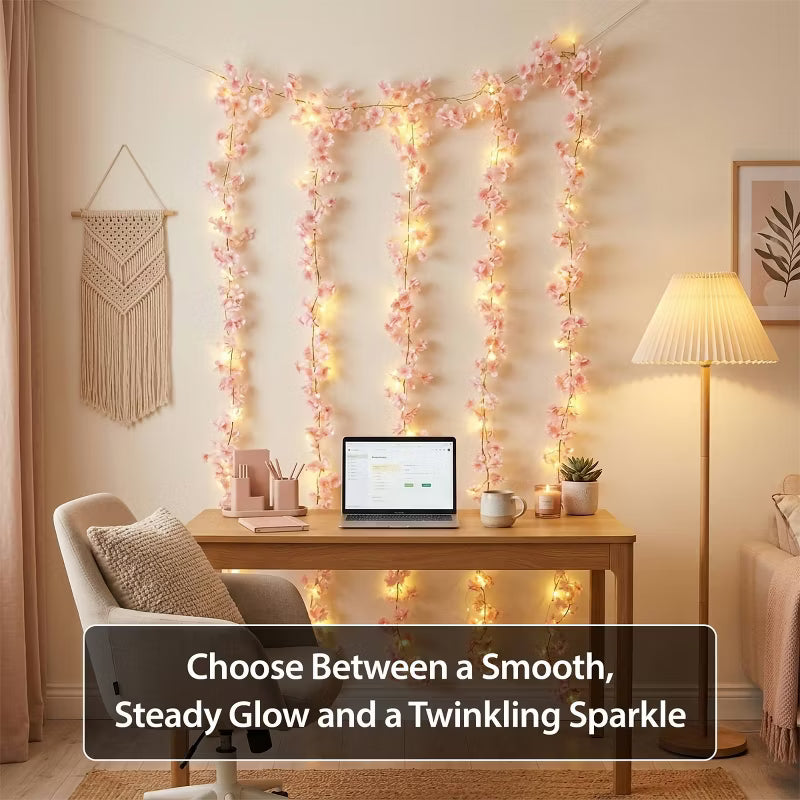 Xtreme Lit Cherry Blossom Curtain Lights