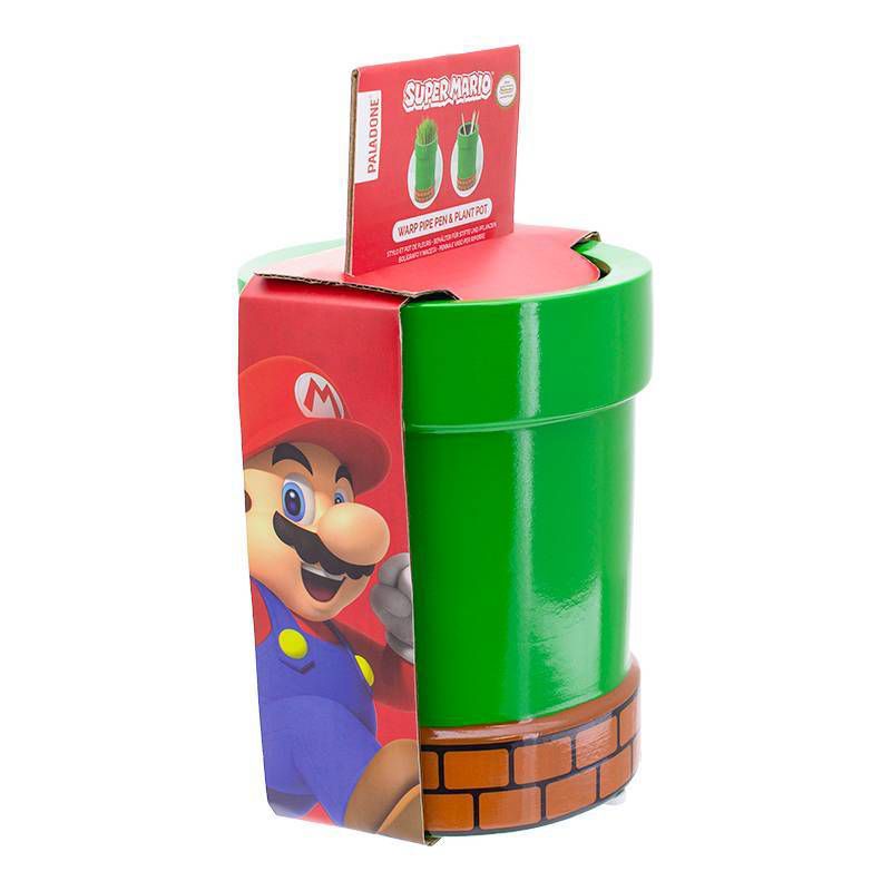 Nintendo Super Mario Warp Pipe 33oz Pen and Plant Pot